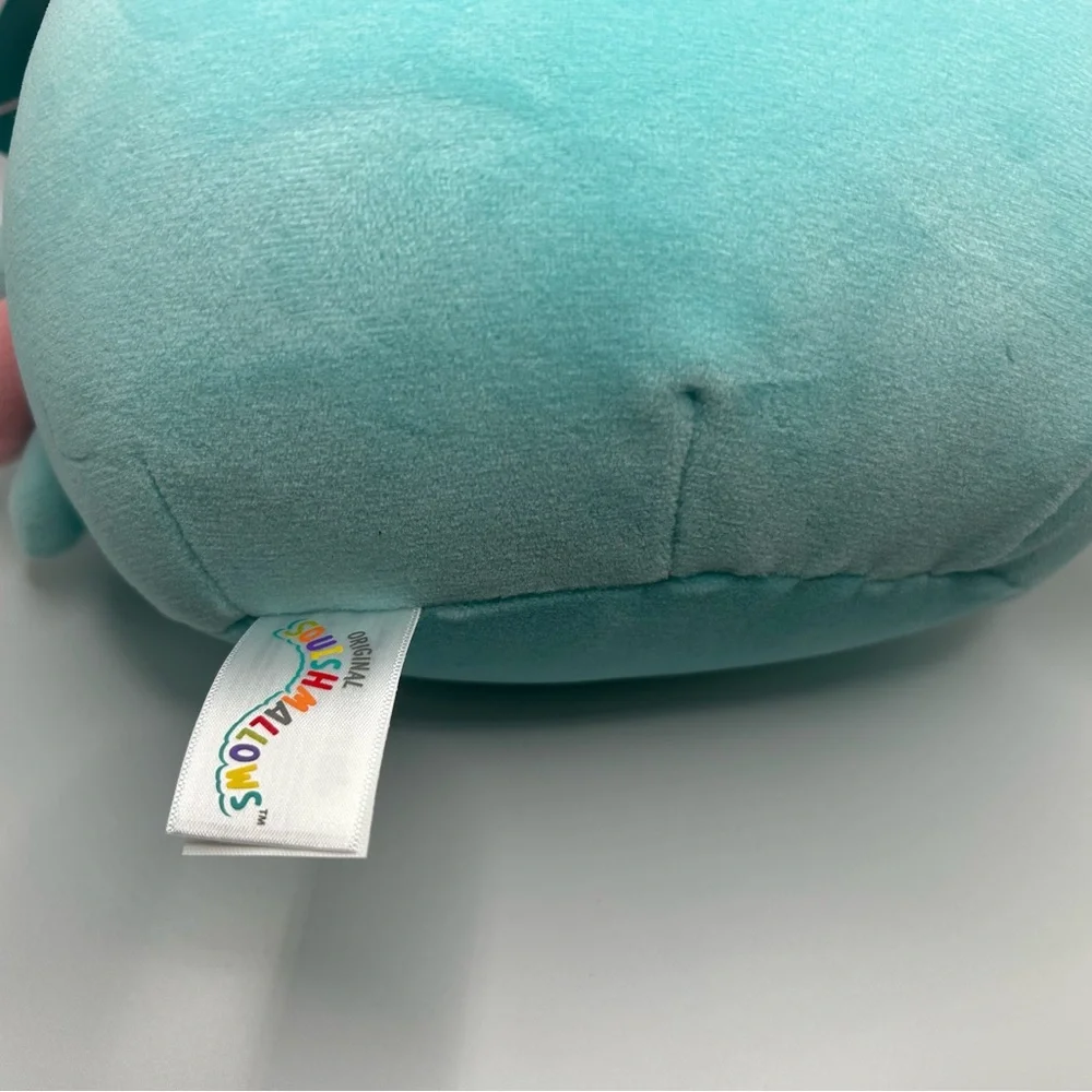 Squishmallows Isler 💙Teal and 🩷Pink 🦀Crab Plush